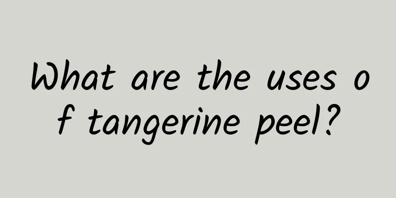 What are the uses of tangerine peel?