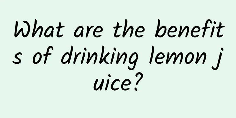 What are the benefits of drinking lemon juice?