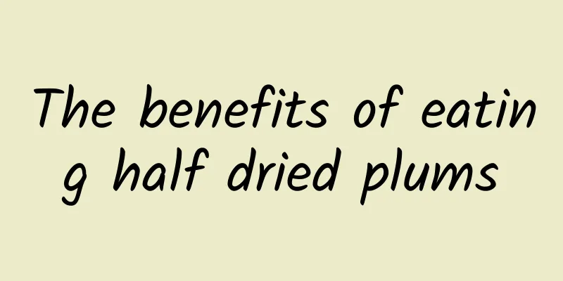 The benefits of eating half dried plums