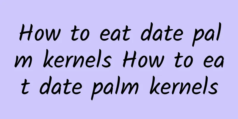 How to eat date palm kernels How to eat date palm kernels