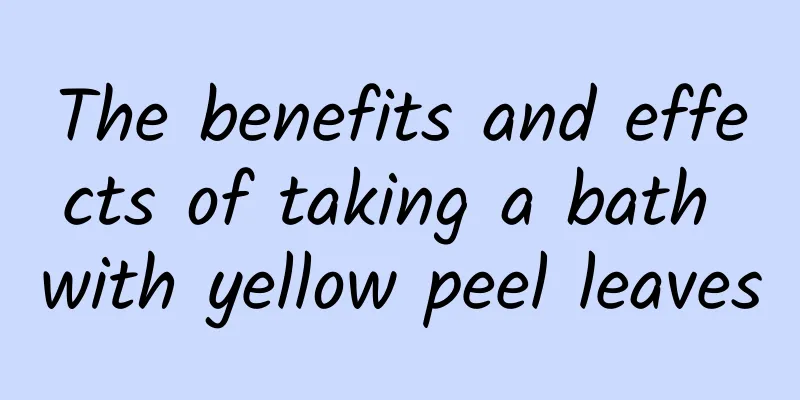 The benefits and effects of taking a bath with yellow peel leaves