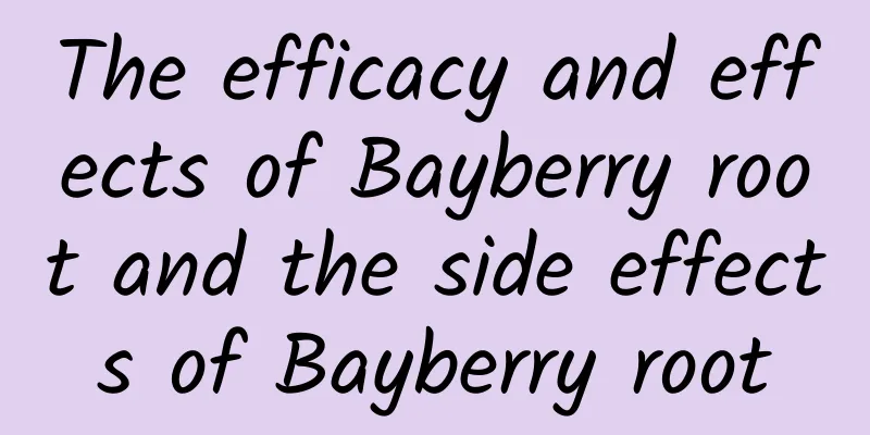 The efficacy and effects of Bayberry root and the side effects of Bayberry root