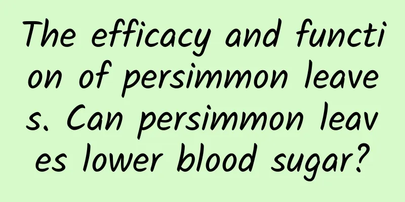 The efficacy and function of persimmon leaves. Can persimmon leaves lower blood sugar?