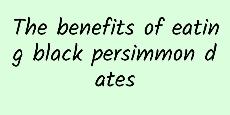 The benefits of eating black persimmon dates