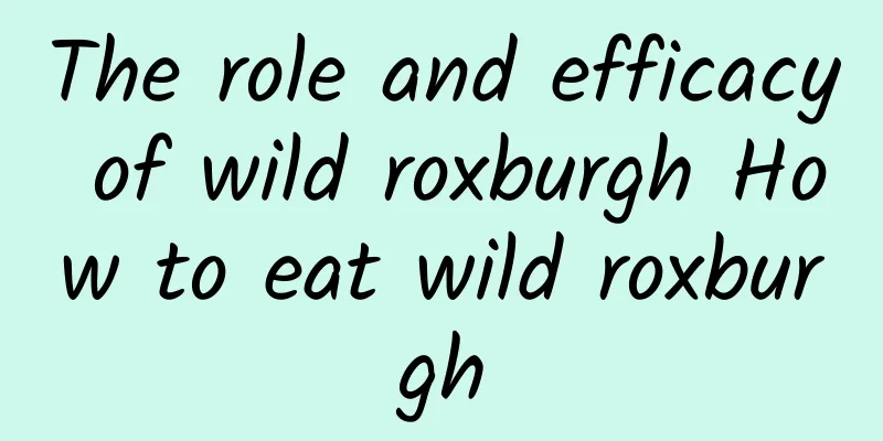 The role and efficacy of wild roxburgh How to eat wild roxburgh