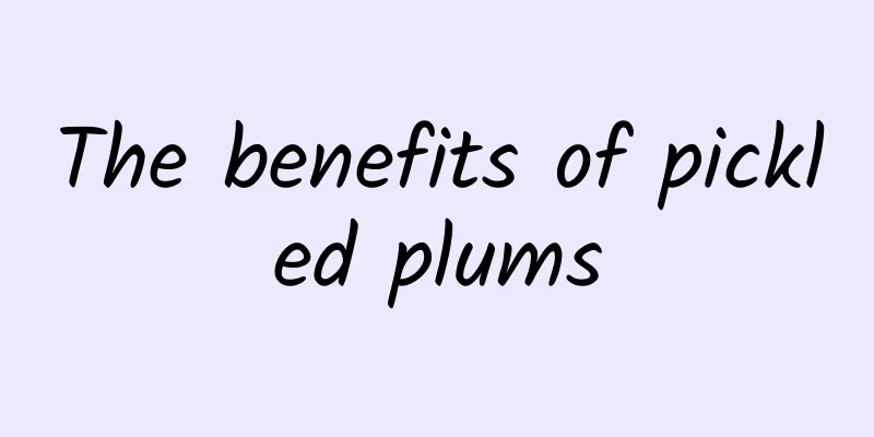 The benefits of pickled plums