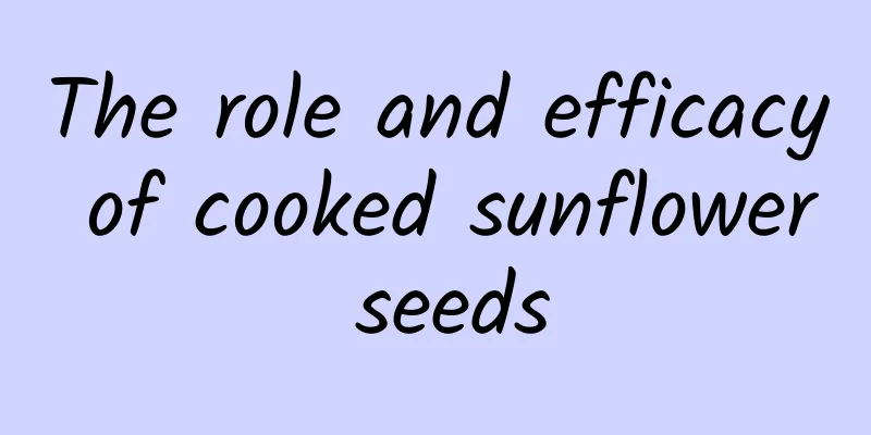 The role and efficacy of cooked sunflower seeds