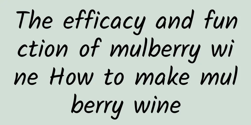 The efficacy and function of mulberry wine How to make mulberry wine