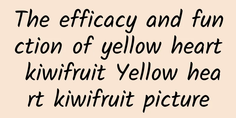 The efficacy and function of yellow heart kiwifruit Yellow heart kiwifruit picture