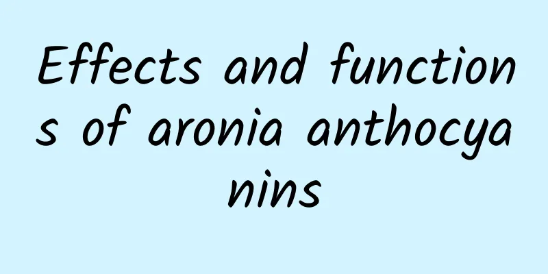 Effects and functions of aronia anthocyanins