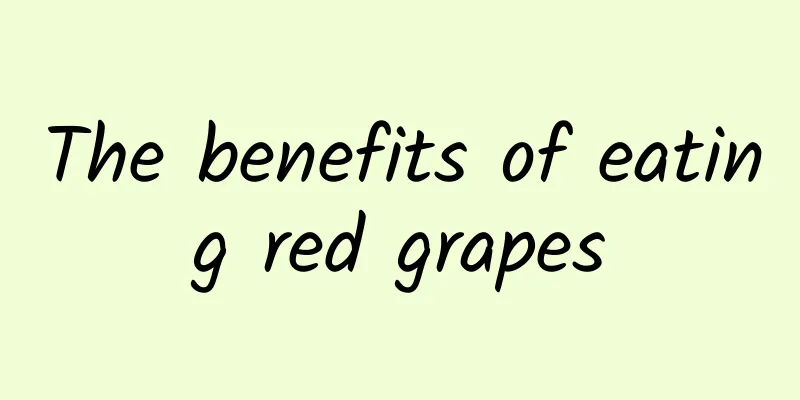 The benefits of eating red grapes