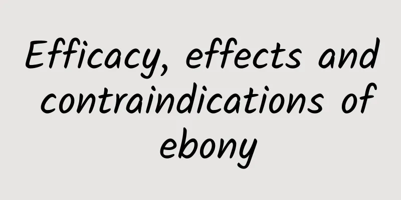 Efficacy, effects and contraindications of ebony