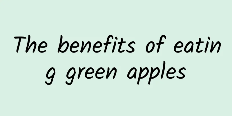 The benefits of eating green apples