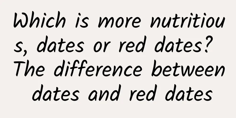 Which is more nutritious, dates or red dates? The difference between dates and red dates