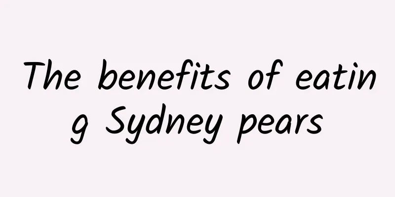 The benefits of eating Sydney pears