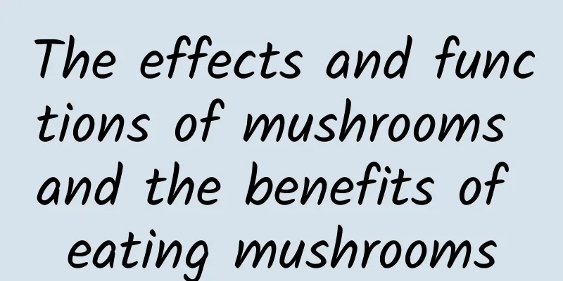 The effects and functions of mushrooms and the benefits of eating mushrooms