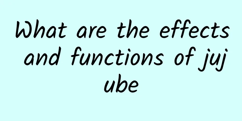 What are the effects and functions of jujube