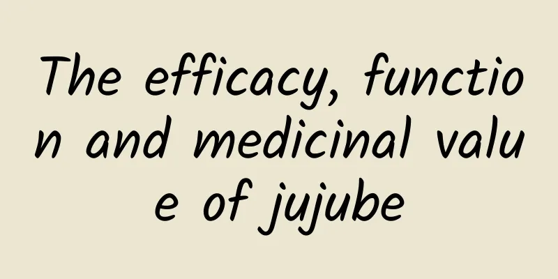 The efficacy, function and medicinal value of jujube