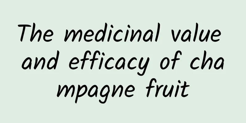 The medicinal value and efficacy of champagne fruit