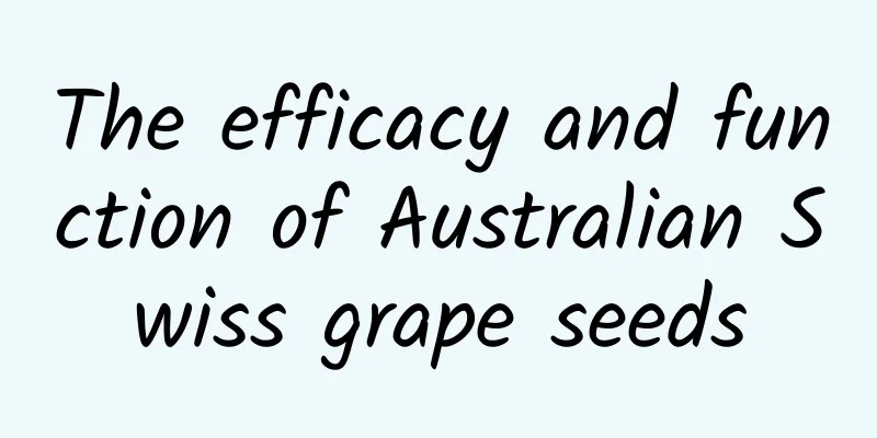 The efficacy and function of Australian Swiss grape seeds