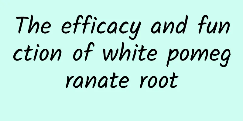 The efficacy and function of white pomegranate root