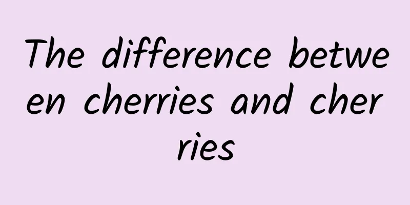 The difference between cherries and cherries