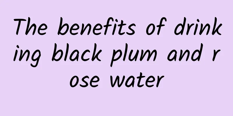 The benefits of drinking black plum and rose water