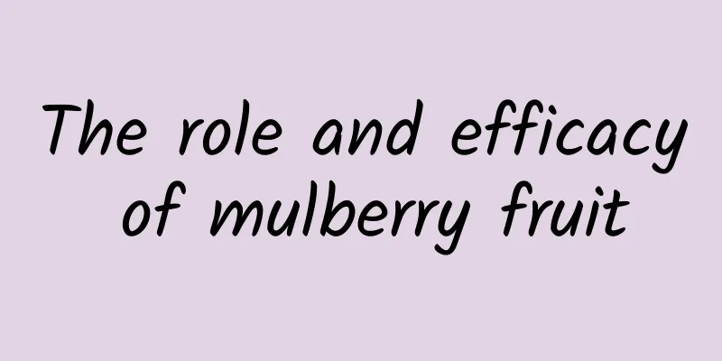 The role and efficacy of mulberry fruit