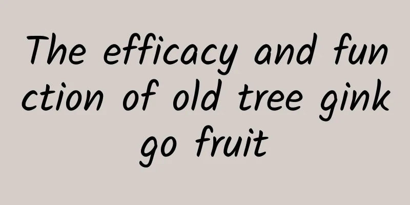 The efficacy and function of old tree ginkgo fruit