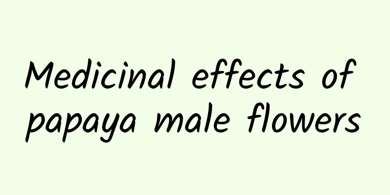 Medicinal effects of papaya male flowers