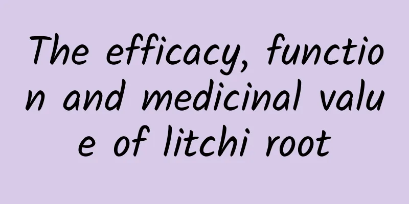 The efficacy, function and medicinal value of litchi root