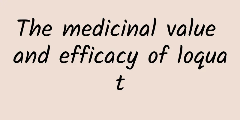 The medicinal value and efficacy of loquat