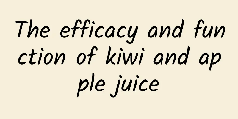 The efficacy and function of kiwi and apple juice