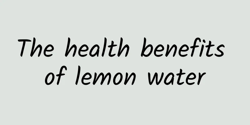 The health benefits of lemon water