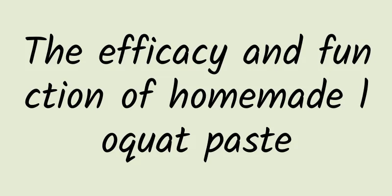 The efficacy and function of homemade loquat paste