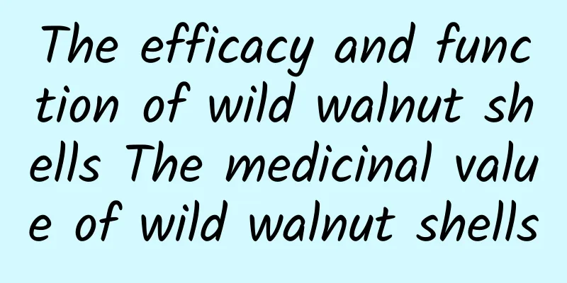 The efficacy and function of wild walnut shells The medicinal value of wild walnut shells