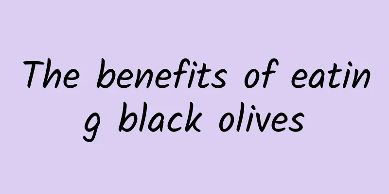 The benefits of eating black olives