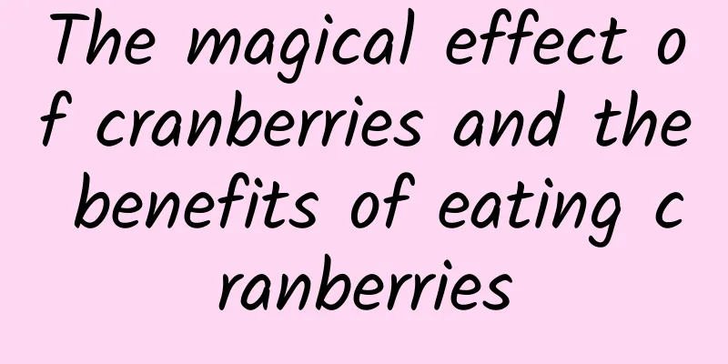 The magical effect of cranberries and the benefits of eating cranberries