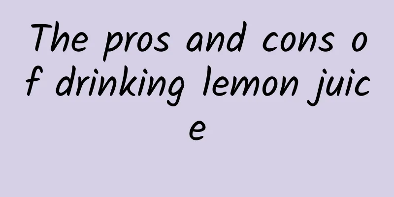 The pros and cons of drinking lemon juice