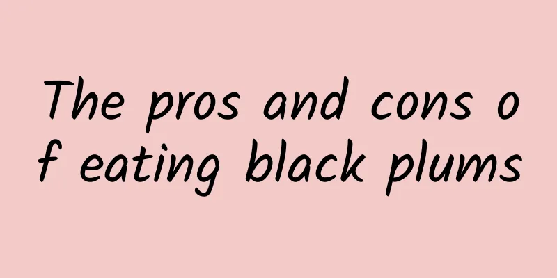 The pros and cons of eating black plums