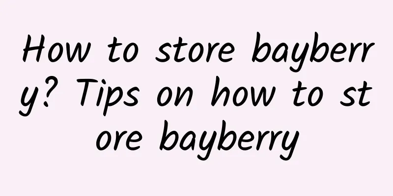 How to store bayberry? Tips on how to store bayberry