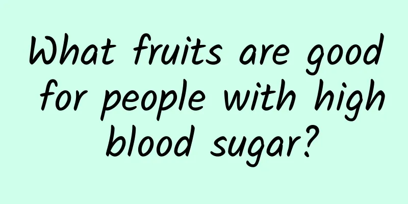 What fruits are good for people with high blood sugar?