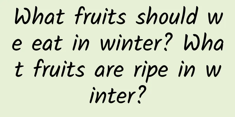 What fruits should we eat in winter? What fruits are ripe in winter?