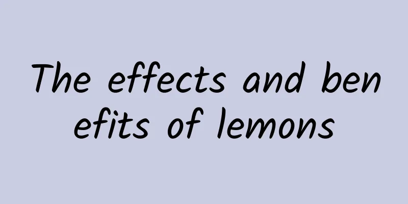 The effects and benefits of lemons