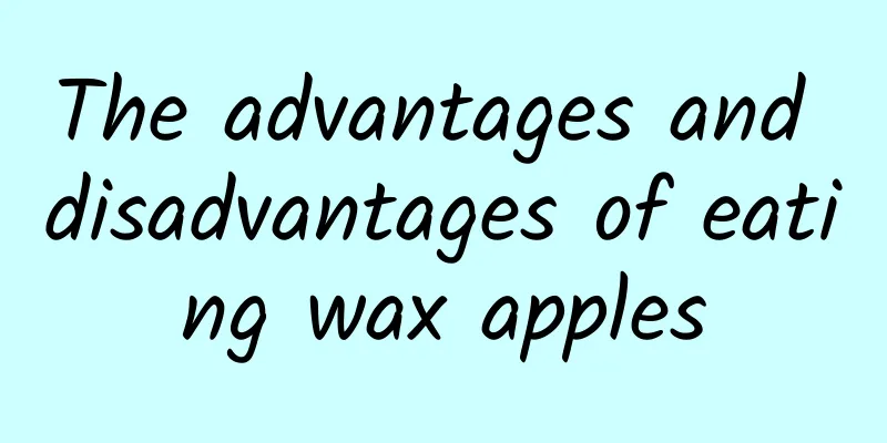 The advantages and disadvantages of eating wax apples