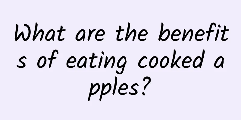 What are the benefits of eating cooked apples?