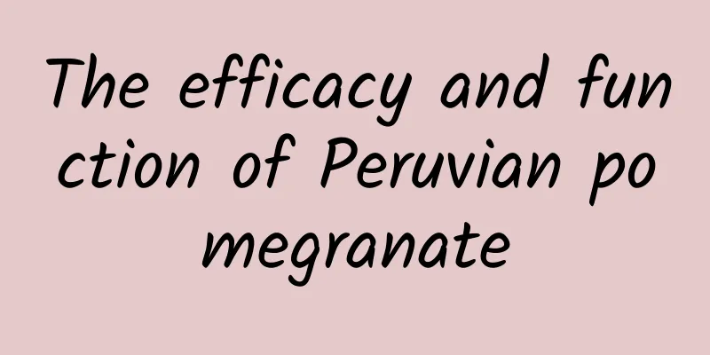 The efficacy and function of Peruvian pomegranate