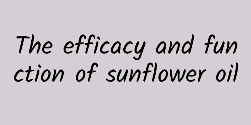 The efficacy and function of sunflower oil