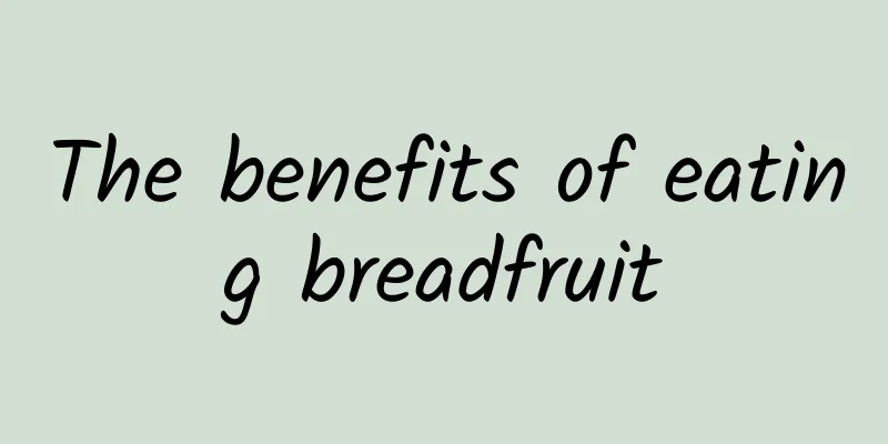 The benefits of eating breadfruit