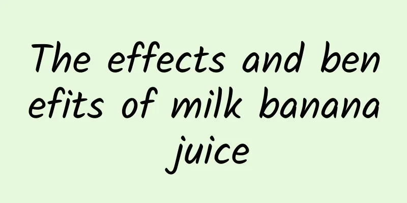 The effects and benefits of milk banana juice